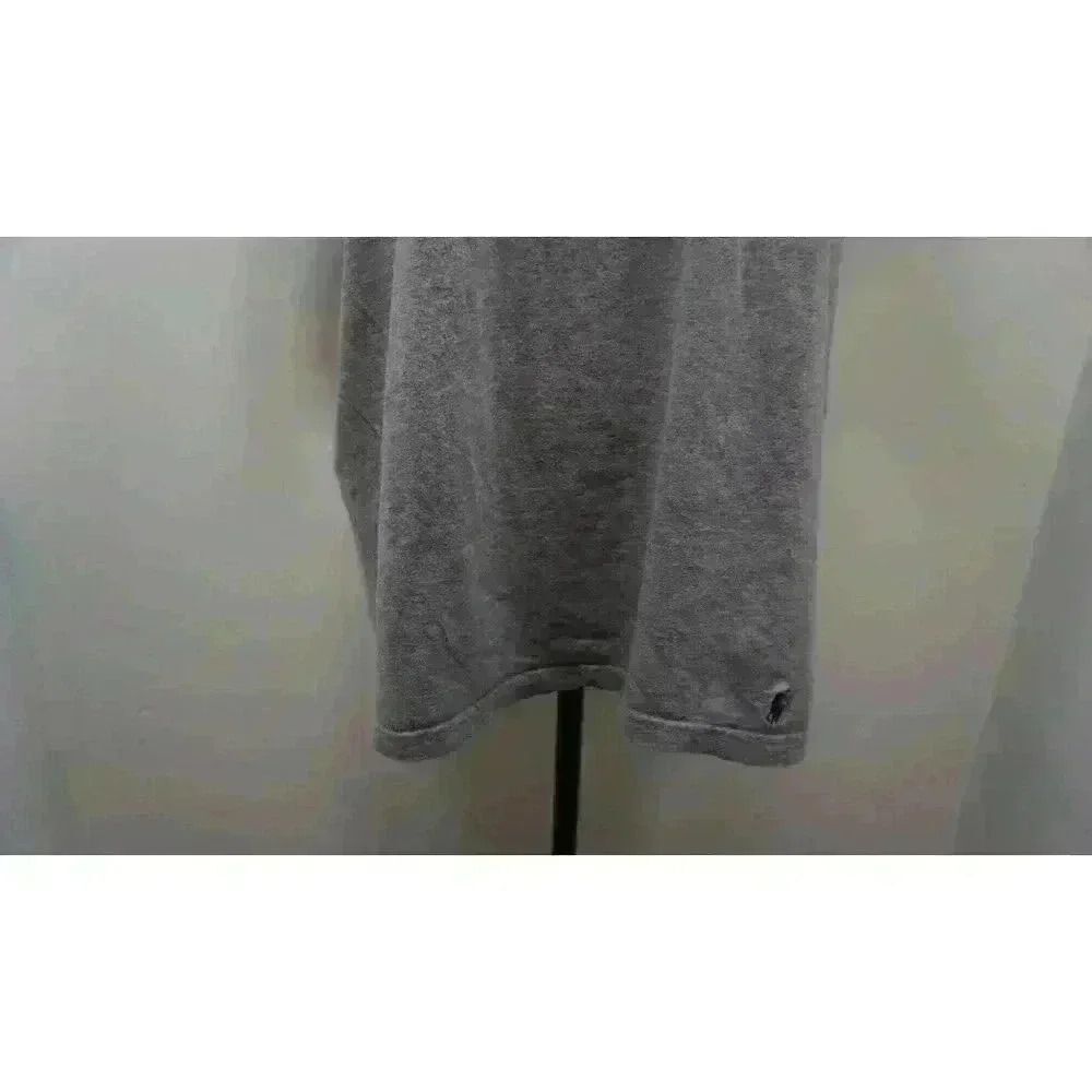 Polo by Ralph Lauren Underwear Grey Short Sleeve Shirt, Size L - Picture 4 of 12